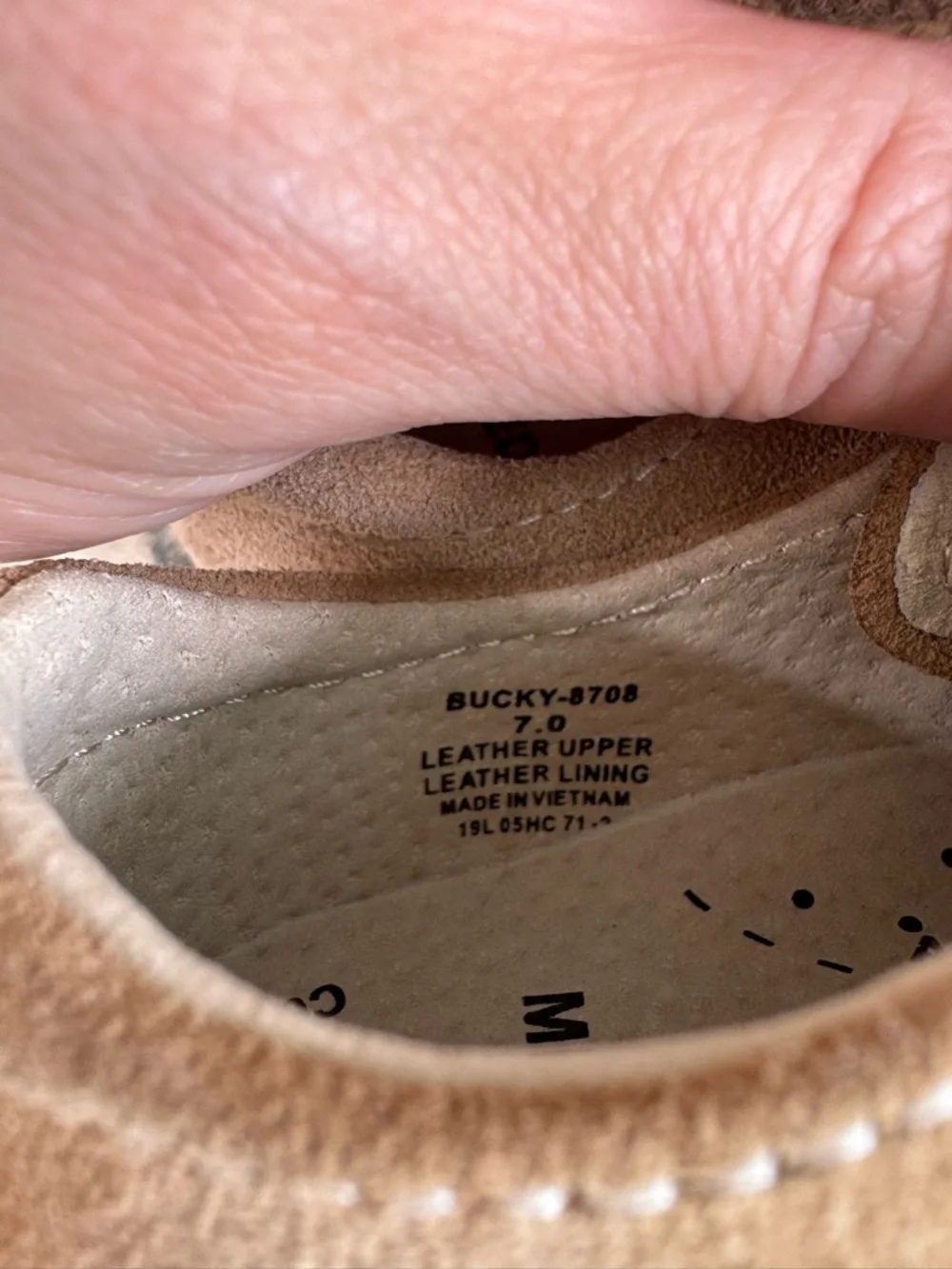 FootMates Kids Suede Lace-Up Dress Shoes in Tan